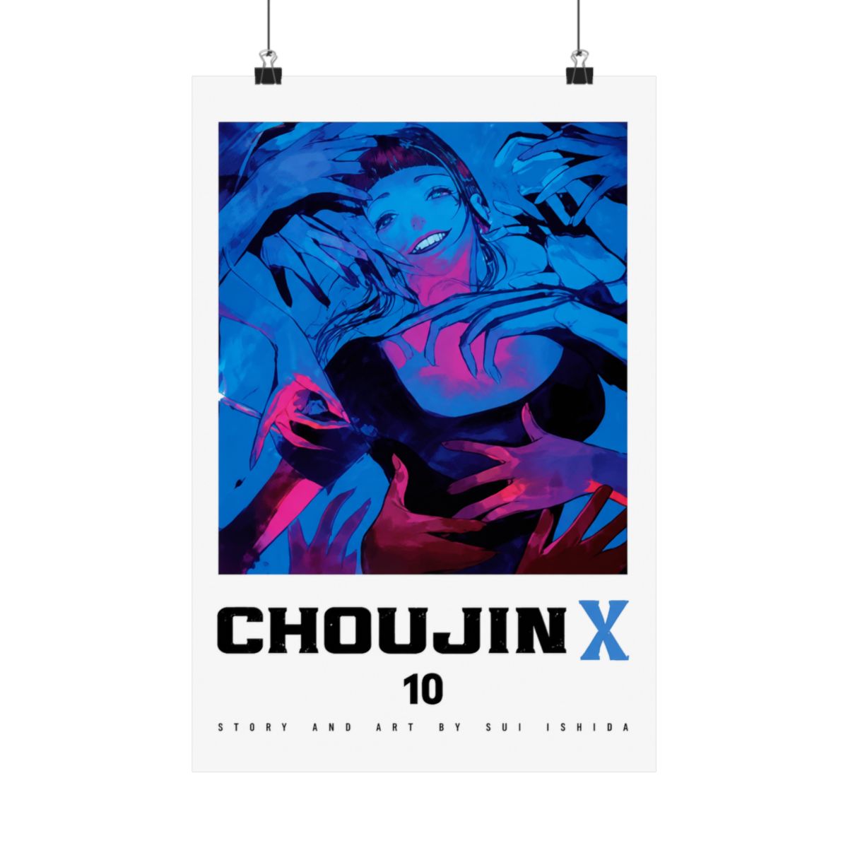 Choujin X Vol 10 Cover Art - 11x17 Poster - Ishida Sui Shonen Jump anime merch - alternate angle 4, merchandise
