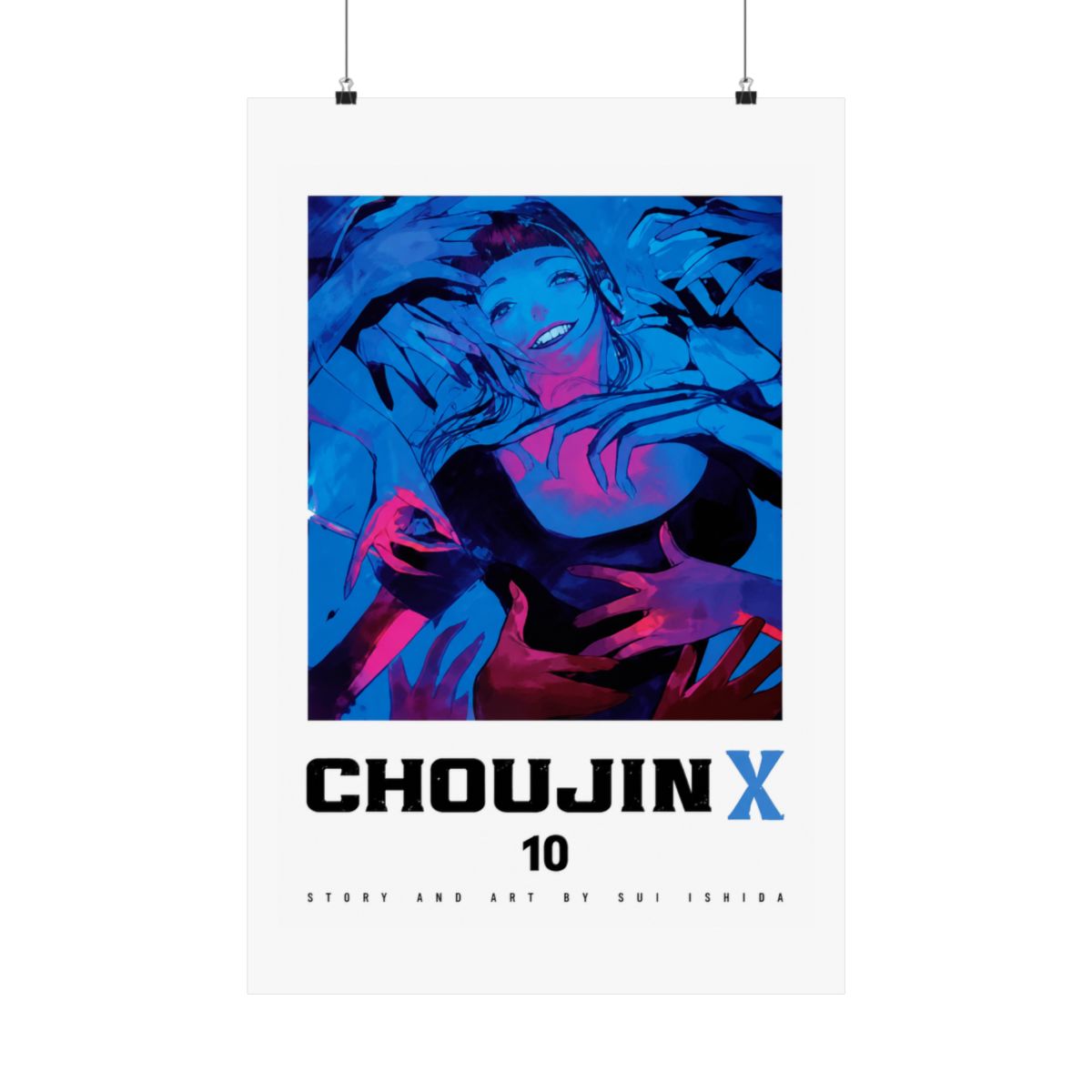Choujin X Vol 10 Cover Art - 11x17 Poster - Ishida Sui Shonen Jump anime merch