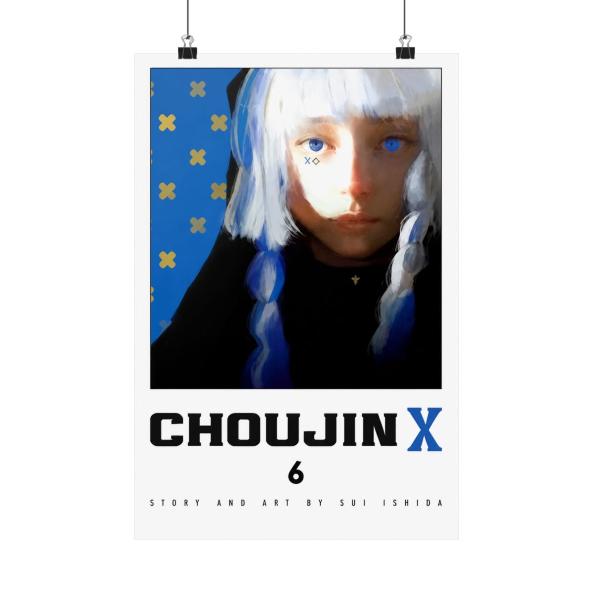 Choujin X Vol 6 Cover Art - 11x17 Poster - Ishida Sui Shonen Jump anime merch - alternate angle 5, merchandise