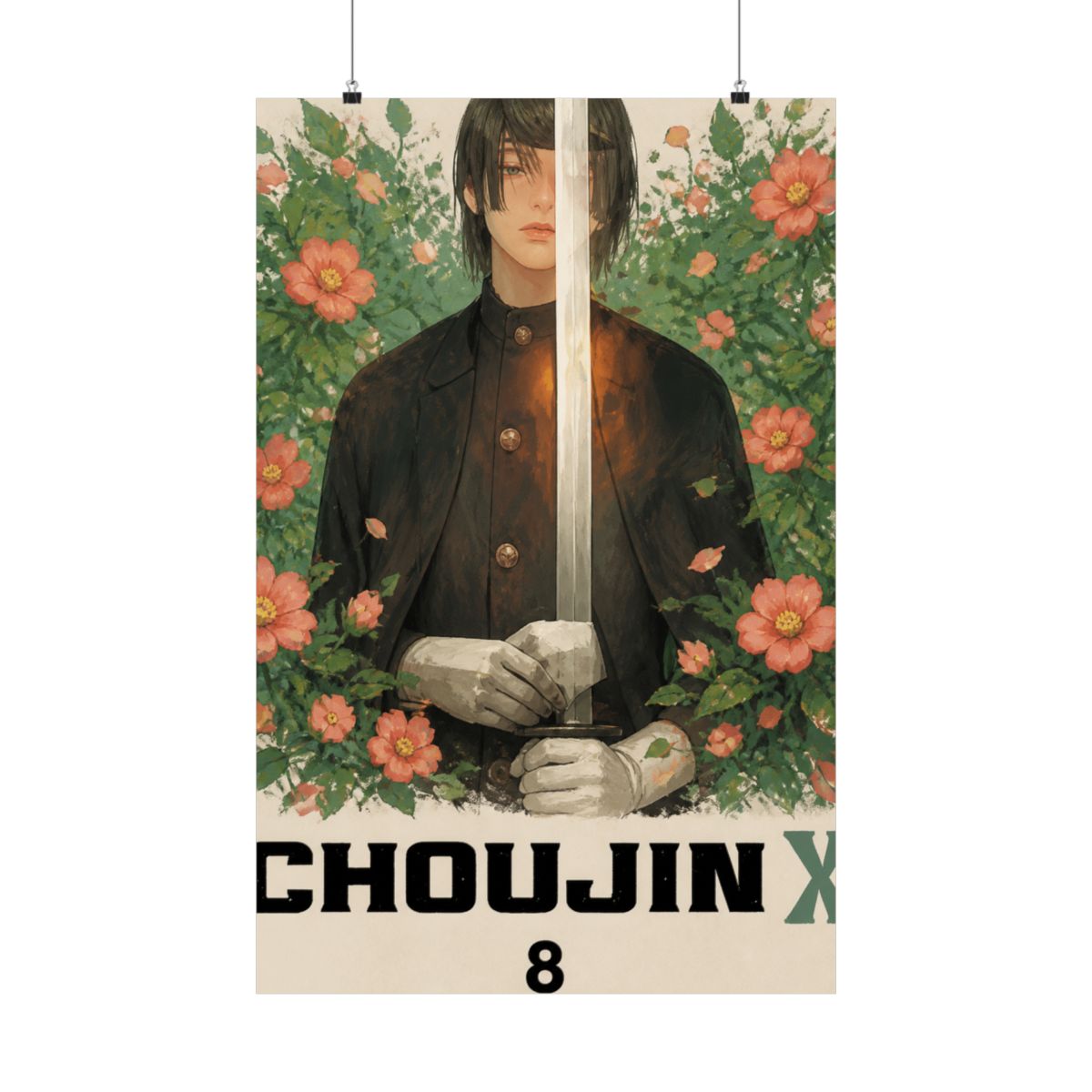 Choujin X Vol 8 Cover Art - 11x17 Poster - Ishida Sui Shonen Jump anime merch - alternate angle 3, merchandise