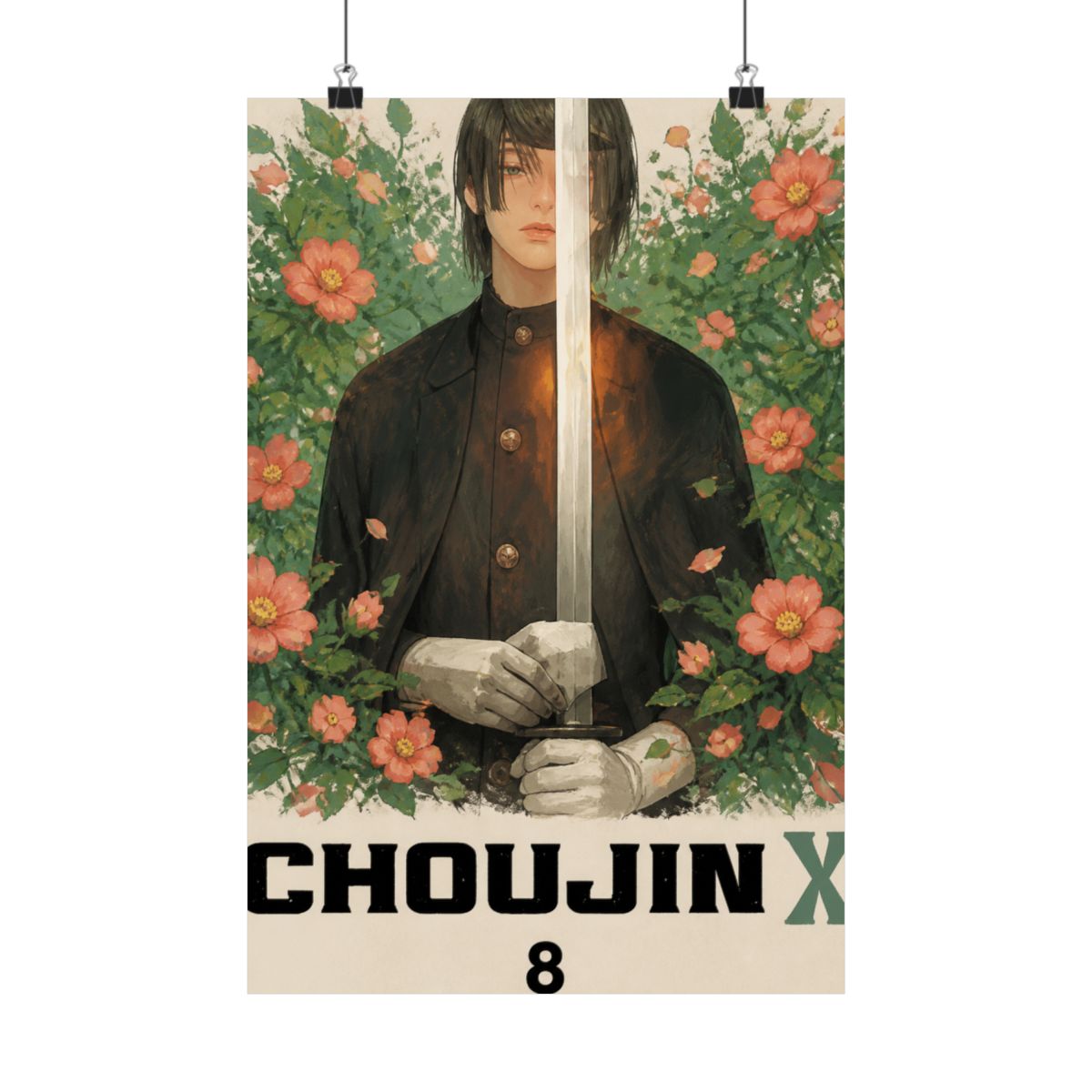 Choujin X Vol 8 Cover Art - 11x17 Poster - Ishida Sui Shonen Jump anime merch - alternate angle 5, merchandise