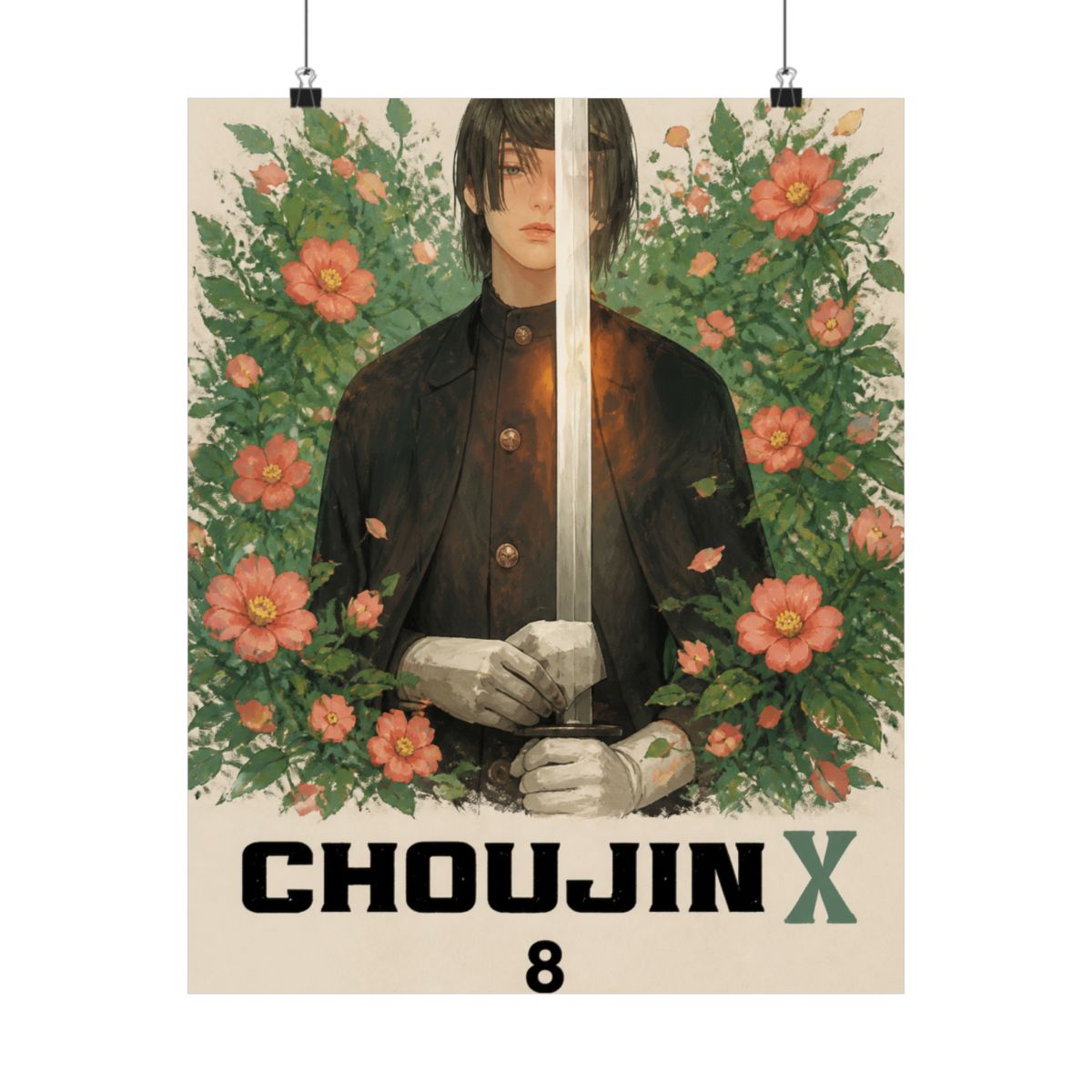 Choujin X Vol 8 Cover Art - 11x17 Poster - Ishida Sui Shonen Jump anime merch - alternate angle 4, merchandise