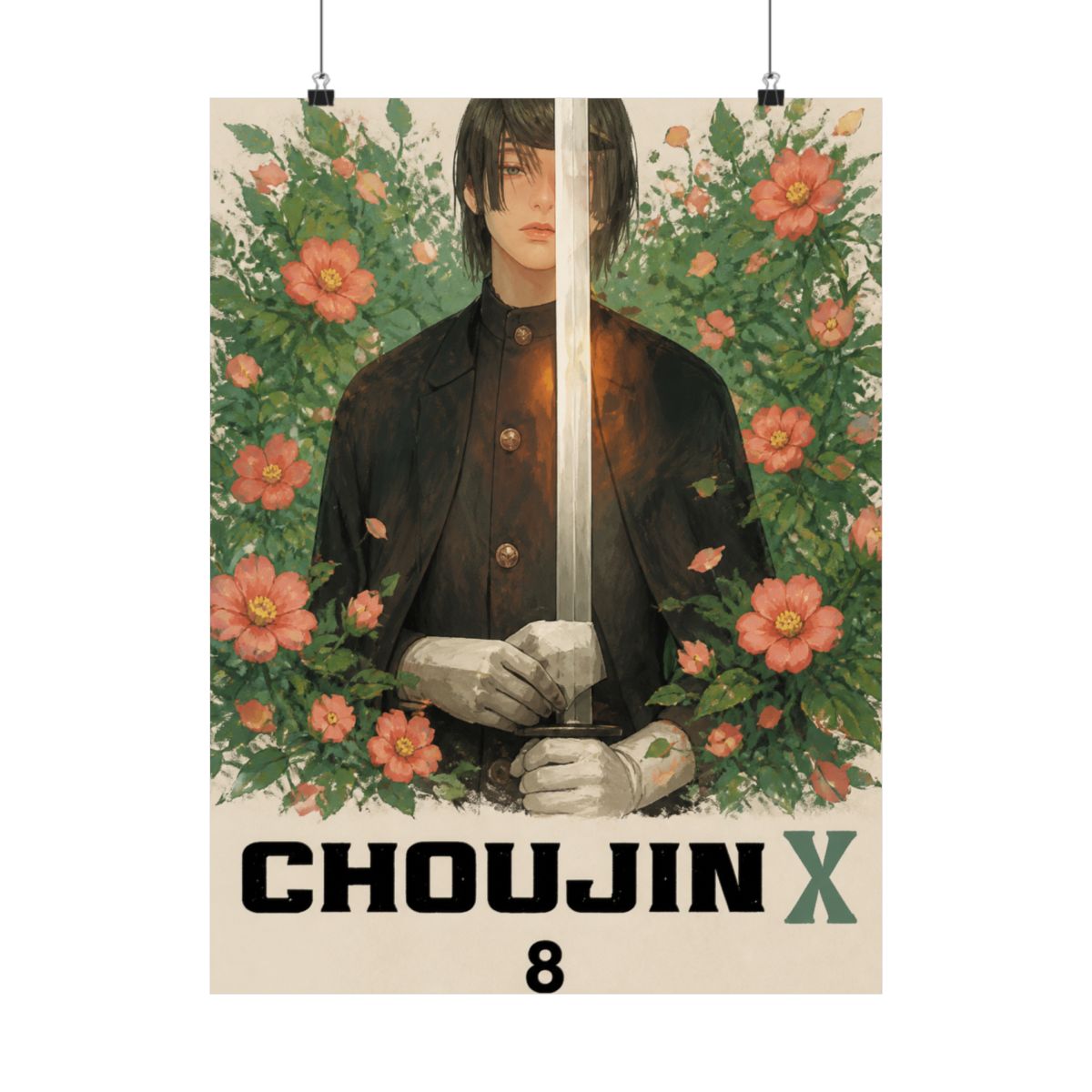 Choujin X Vol 8 Cover Art - 11x17 Poster - Ishida Sui Shonen Jump anime merch - alternate angle 1, merchandise