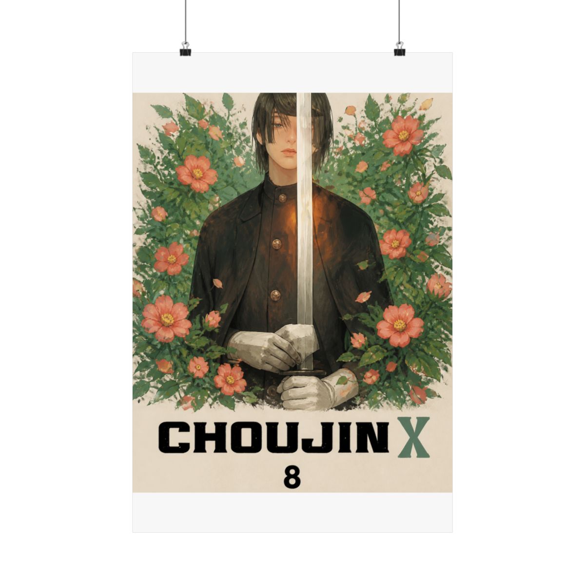 Choujin X Vol 8 Cover Art - 11x17 Poster - Ishida Sui Shonen Jump anime merch