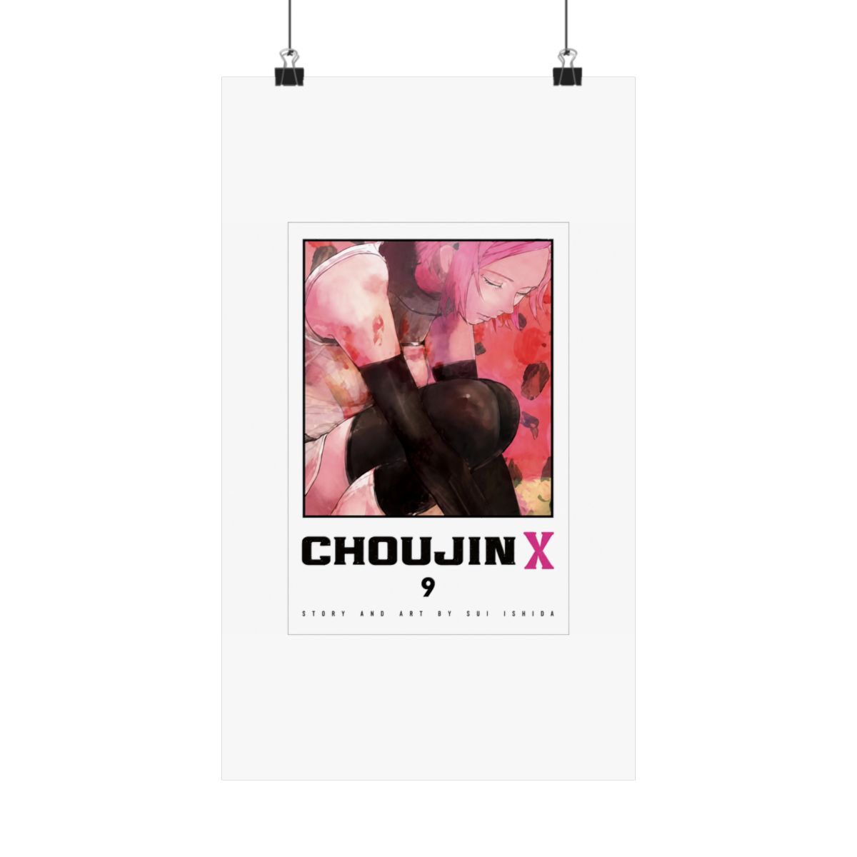 Choujin X Vol 9 Cover Art - 11x17 Poster - Ishida Sui Shonen Jump anime merch - alternate angle 2, merchandise