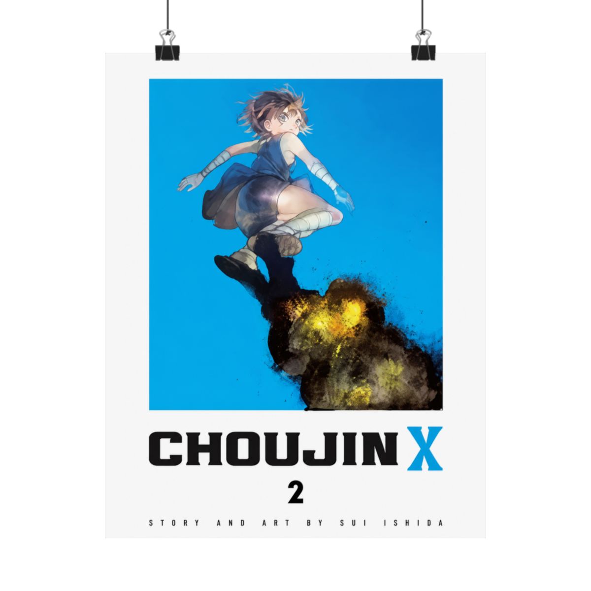 Choujin X Vol 2 Cover Art - 11x17 Poster - Ishida Sui Shonen Jump anime merch - alternate angle 4, merchandise