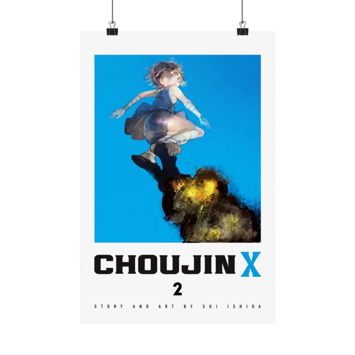Choujin X Vol 2 Cover Art - 11x17 Poster - Ishida Sui Shonen Jump anime merch - alternate angle 3, merchandise