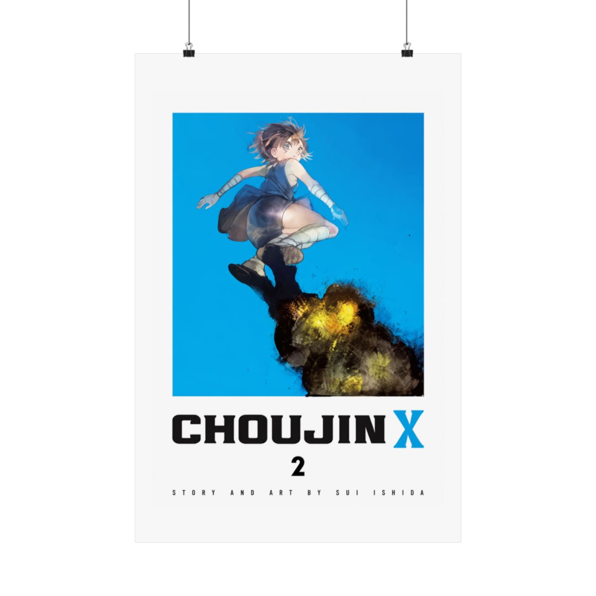 Choujin X Vol 2 Cover Art - 11x17 Poster - Ishida Sui Shonen Jump anime merch