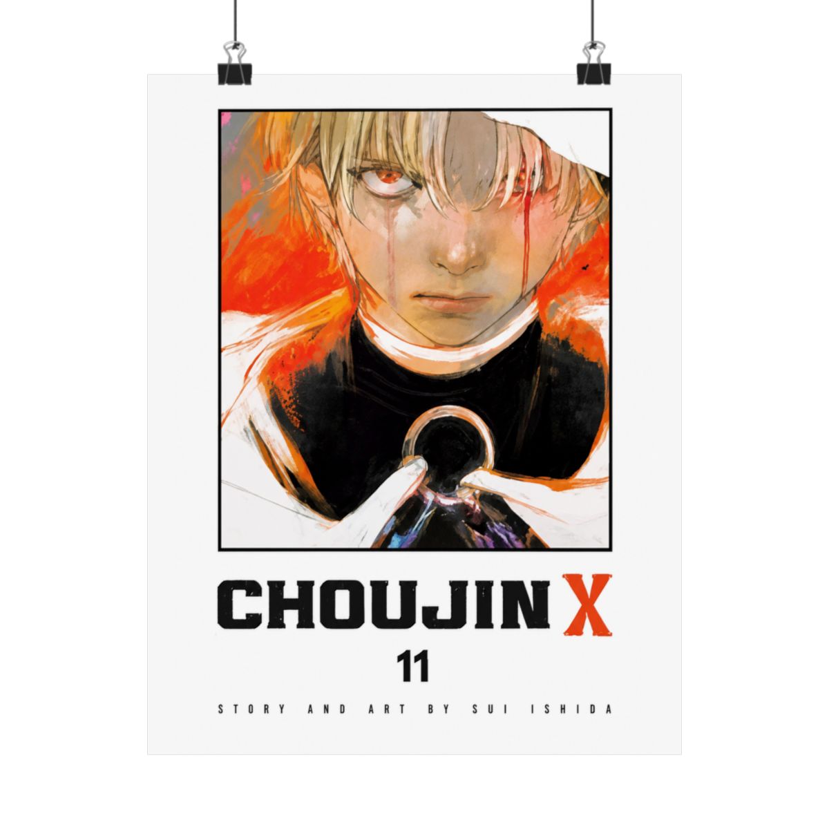 Choujin X Vol 11 Cover Art - 11x17" Poster- Ishida Sui Shonen Jump anime merch - alternate angle 5, merchandise