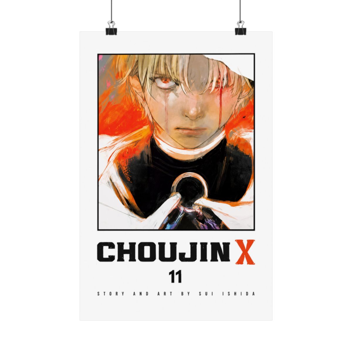 Choujin X Vol 11 Cover Art - 11x17" Poster- Ishida Sui Shonen Jump anime merch - alternate angle 4, merchandise
