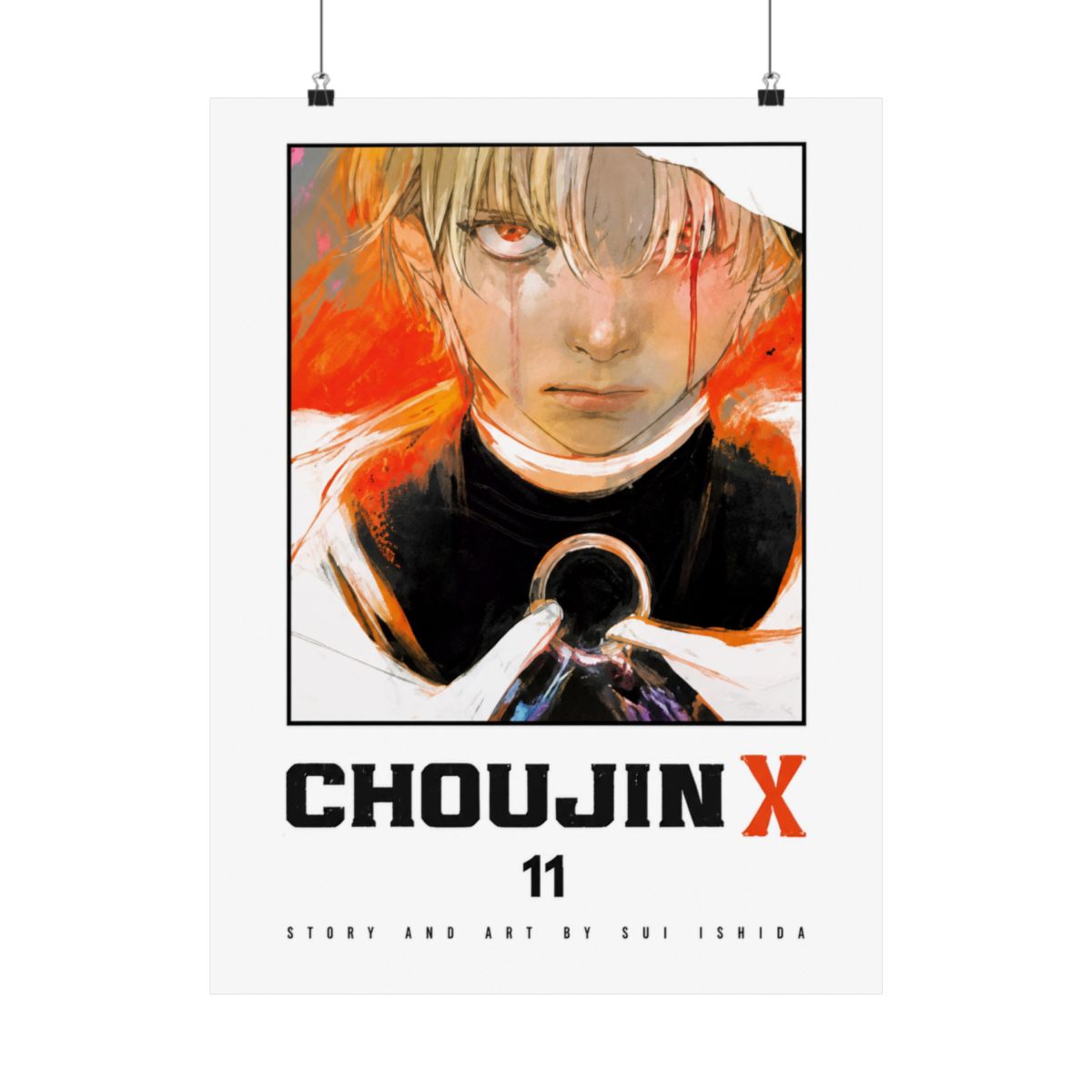 Choujin X Vol 11 Cover Art - 11x17" Poster- Ishida Sui Shonen Jump anime merch - alternate angle 2, merchandise