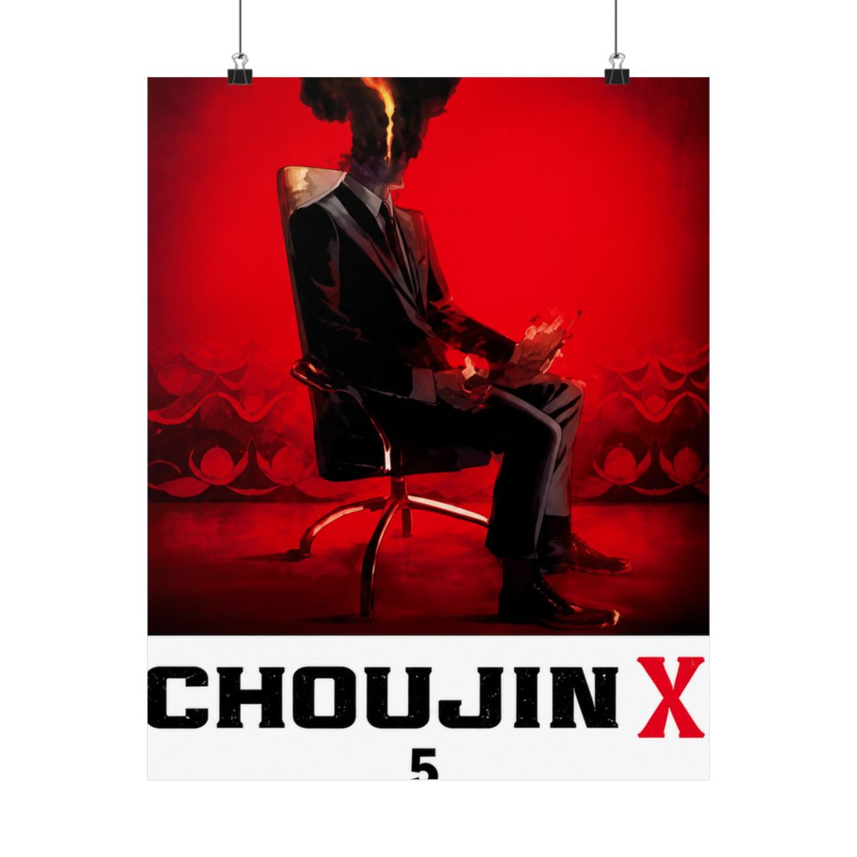 Choujin X Vol 5 Cover Art - 11x17 Poster - Ishida Sui Shonen Jump anime merch - alternate angle 4, merchandise