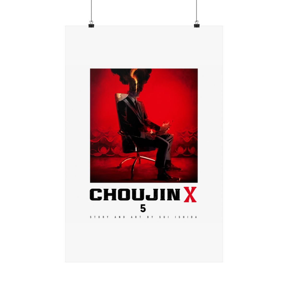 Choujin X Vol 5 Cover Art - 11x17 Poster - Ishida Sui Shonen Jump anime merch